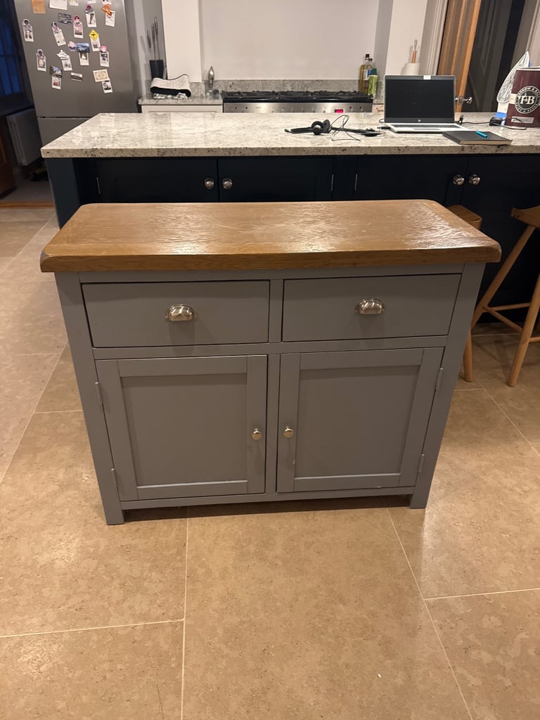 image for Painted Cabinet with Wood Top