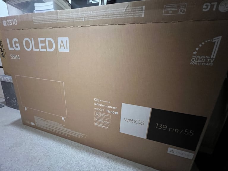 LG OLED B4 55" TV, Boxed, In Very Good Condition...