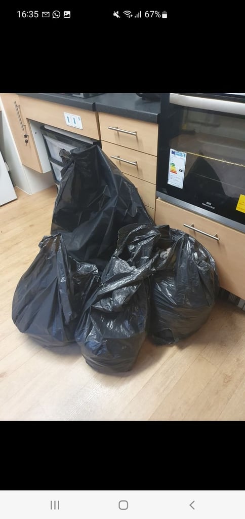 4 large sacks full job lot clothing