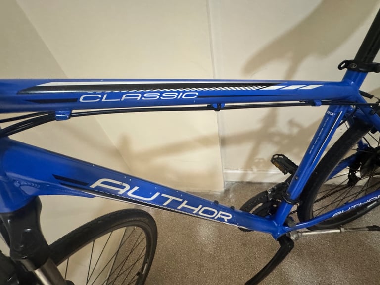 Blue Large Author Classic 24 speed Hybirid bike pickup SE152JR