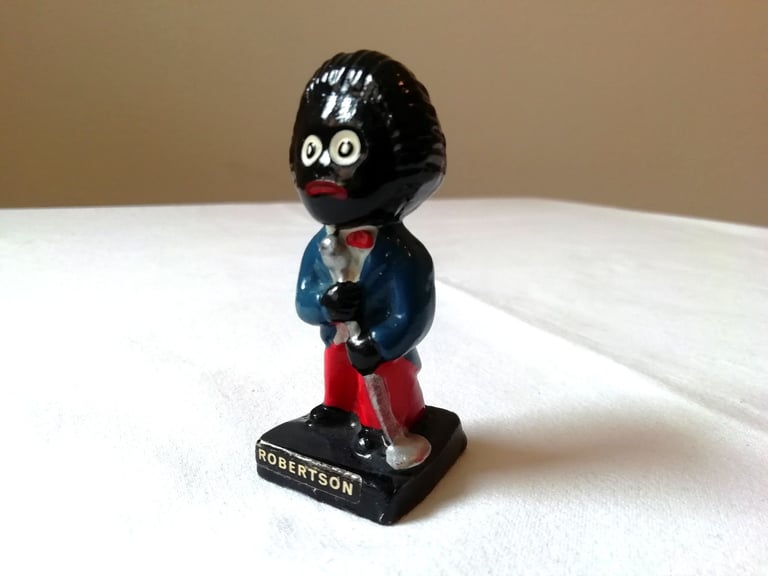 image for Vintage Robertson hand-painted pottery figurine – Vocalist