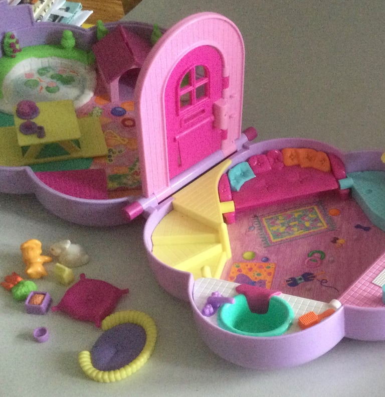 Very Rare Lucy Locket Polly Pocket Bluebird Pretty Pets Corner 1995 full size collectible 