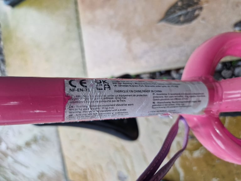 Unicorn balance bike 