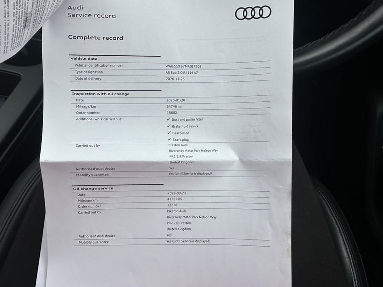 2020 Audi A5 2.0 TFSI 35 Sport Sportback 5dr Petrol S Tronic Euro 6 (s/s) (150 ps) Hatchback Petr...