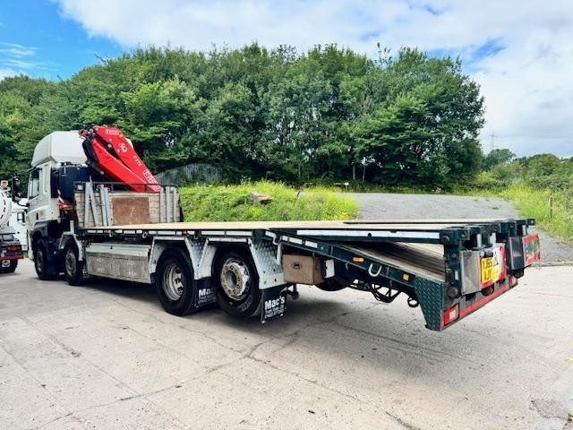 2016 DAF CF 410 E6 sleeper cab 8x2 cheese wedge beavertail Fassi F275 crane 