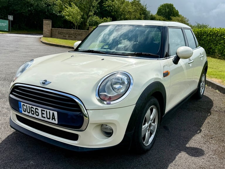 2016/66 MINI COOPER 5DR F55 1.5 HATCH WHITE FSH TURBO F56 5 DOOR £20 CHEAP TAX