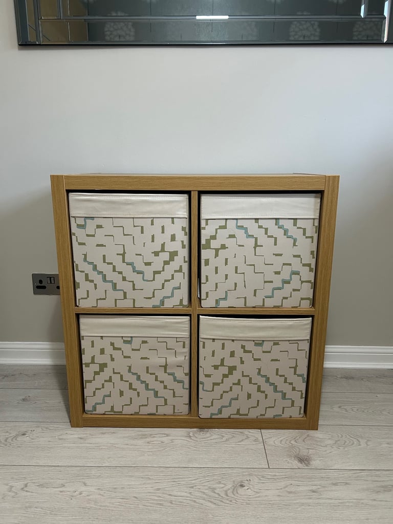 image for Kallax Storage Cube with Storage Boxes