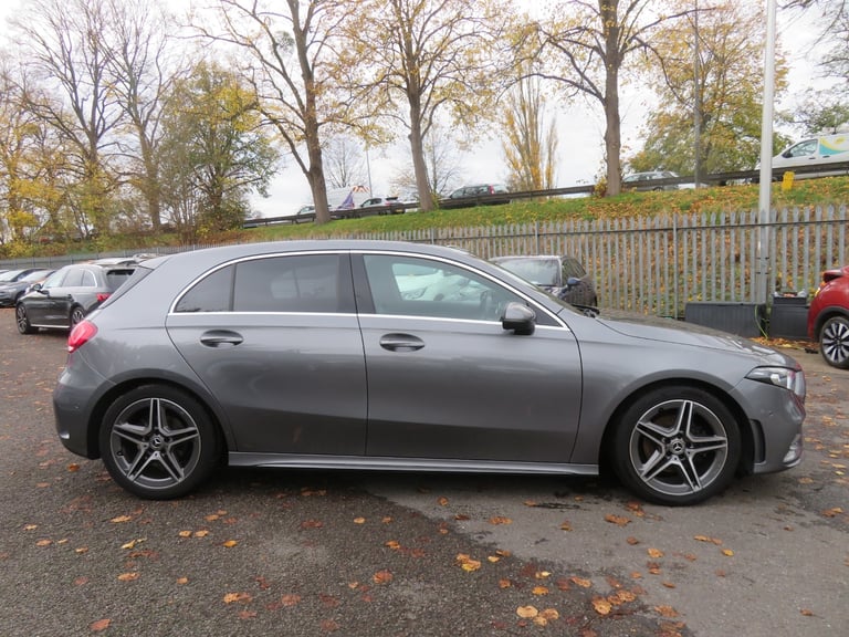 2019 Mercedes-Benz A-Class A180d AMG Line Executive 5dr Auto Grey HATCHBACK Diesel Automatic