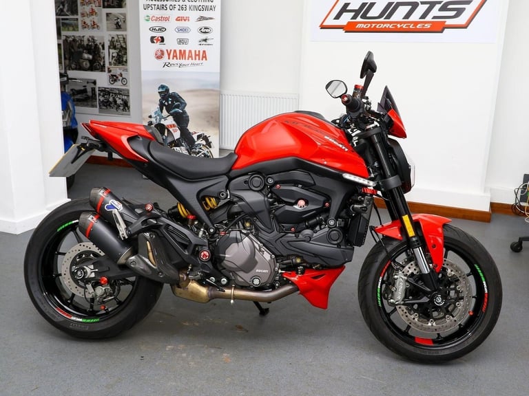 2022, '22 Ducati Monster 937 Plus+. ONLY 2,540 MILES. Termignoni & More. £8,995