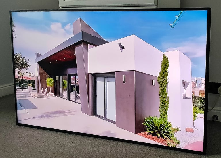 image for 65" GVISION WALL MOUNT FULL HD SCREEN SLIM LED+FIRESTICK LOADS OF APPS RC NEW WALL BRACKETS