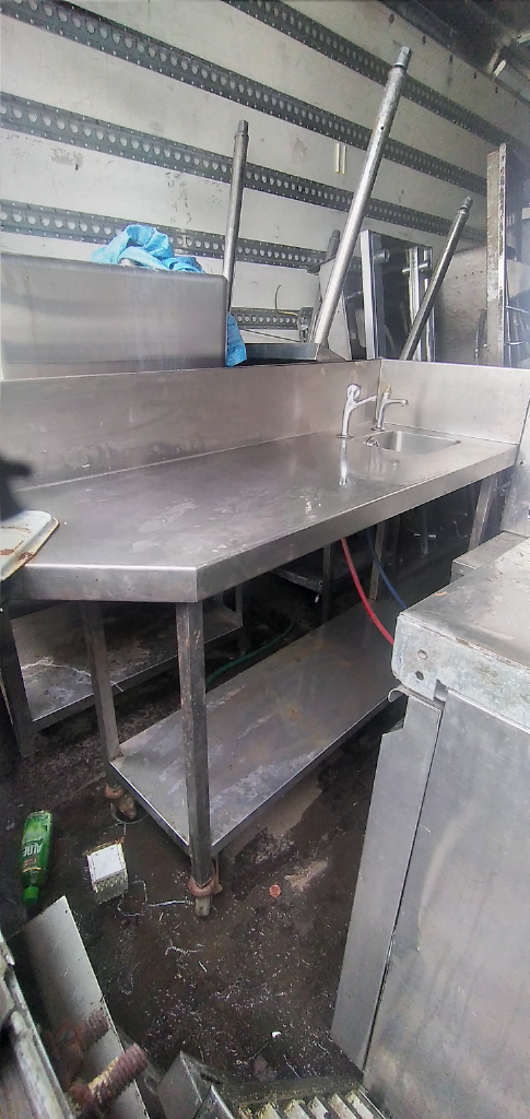Catering equipment commercial stainless Steel sinks restaurant kitchen trailer items 