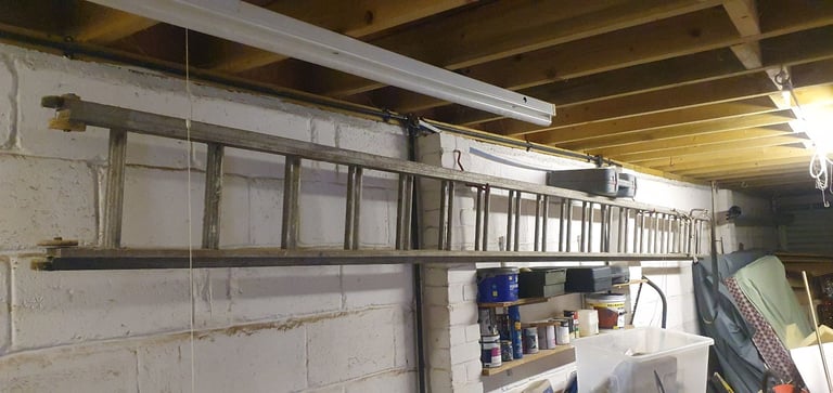 38 rung aluminium ladder