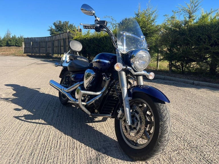 2013 13 YAMAHA XVS 1300 MIDNIGHT STAR CUSTOM CRUISER TOURER XVS1300 - 12k MILES