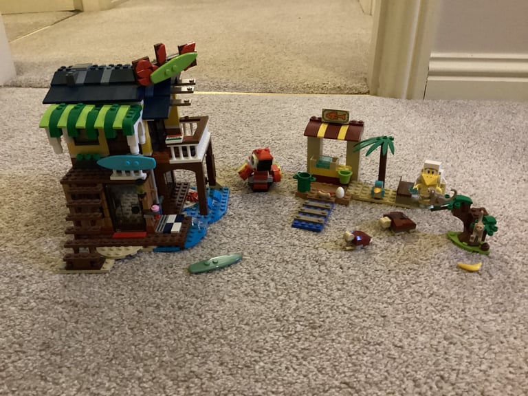 image for Lego creator surf beach house and extras