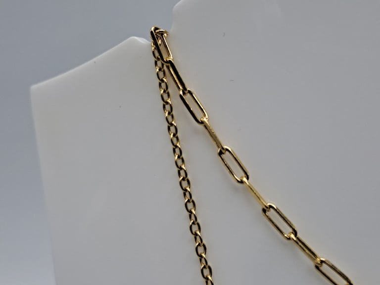 Pre-Owned Gold Plated Fancy Layered Necklace