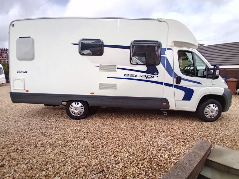 Low profile 4 berth motorhome fix bed