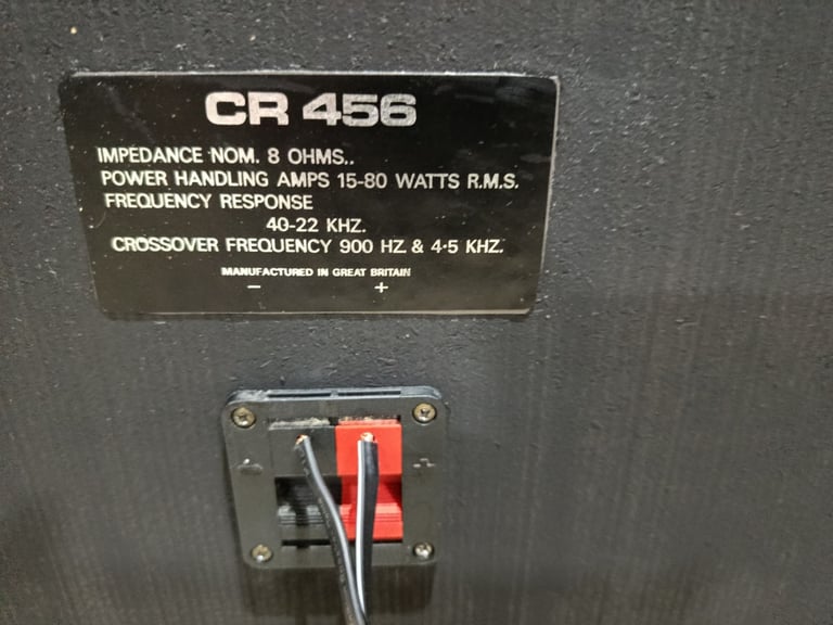 SPEAKERS OMAR CR-456 LARGE HI-FI MONITOR 