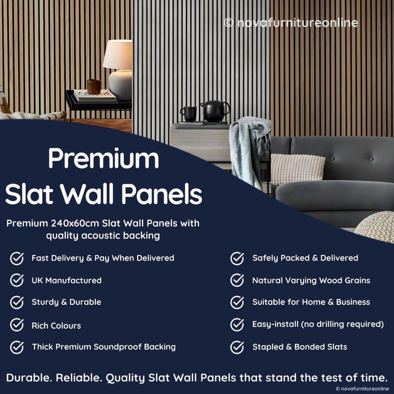 Luxury acoustic slat wall panels for sale