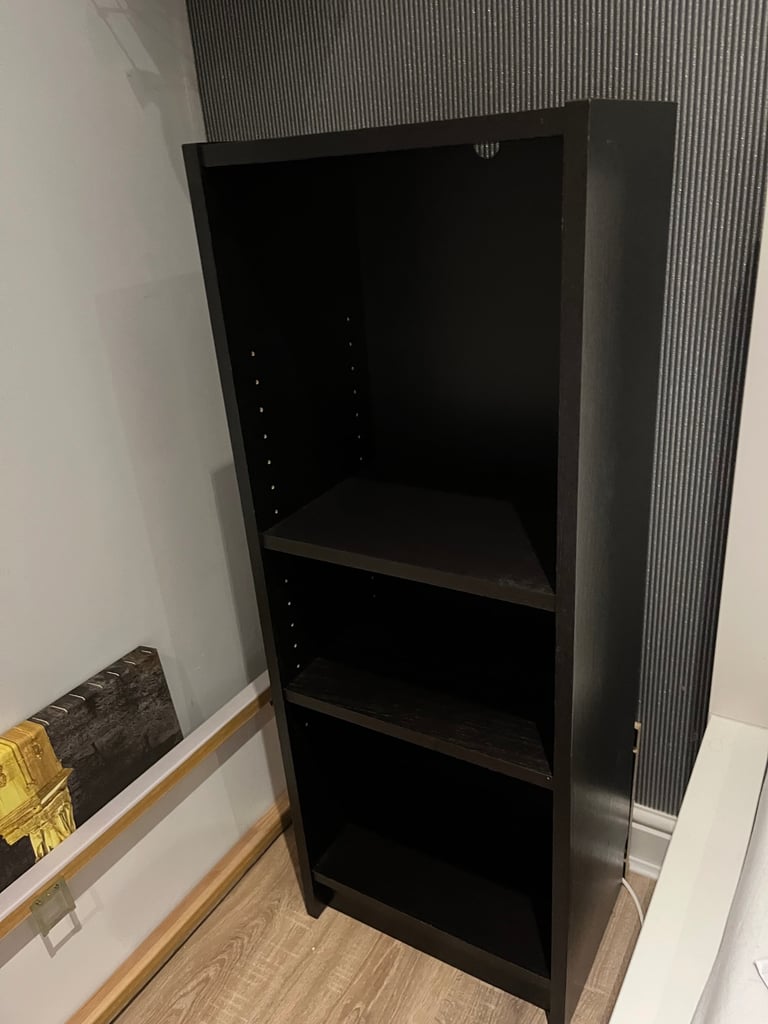 image for 4 Ikea billy shelves 106 h white and black