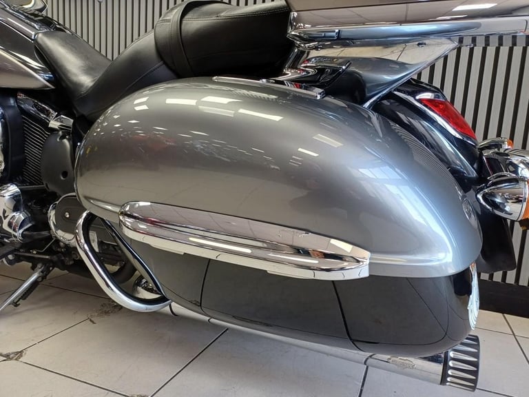 2014-64 Kawasaki VN1700 Voyager custom cruiser tourer adventureb in grey, Ful...