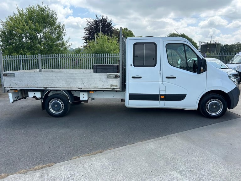VAUXHALL MOVANO 2.3 CDTi 3500 Double Crew Cab Dropside White Manual Diesel 2018