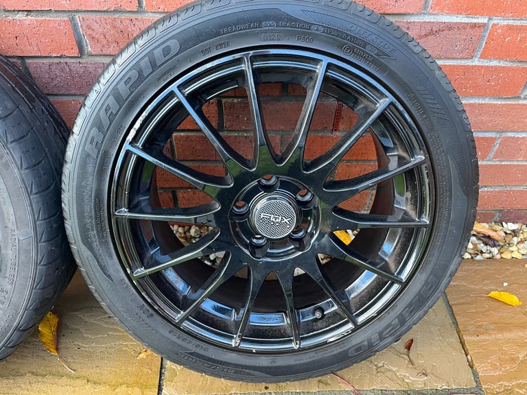 Fox Alloy Wheels - 16 - Black