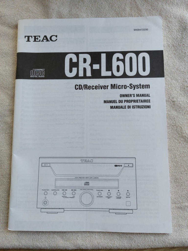 Teac CR-L600 Mini Hi-Fi