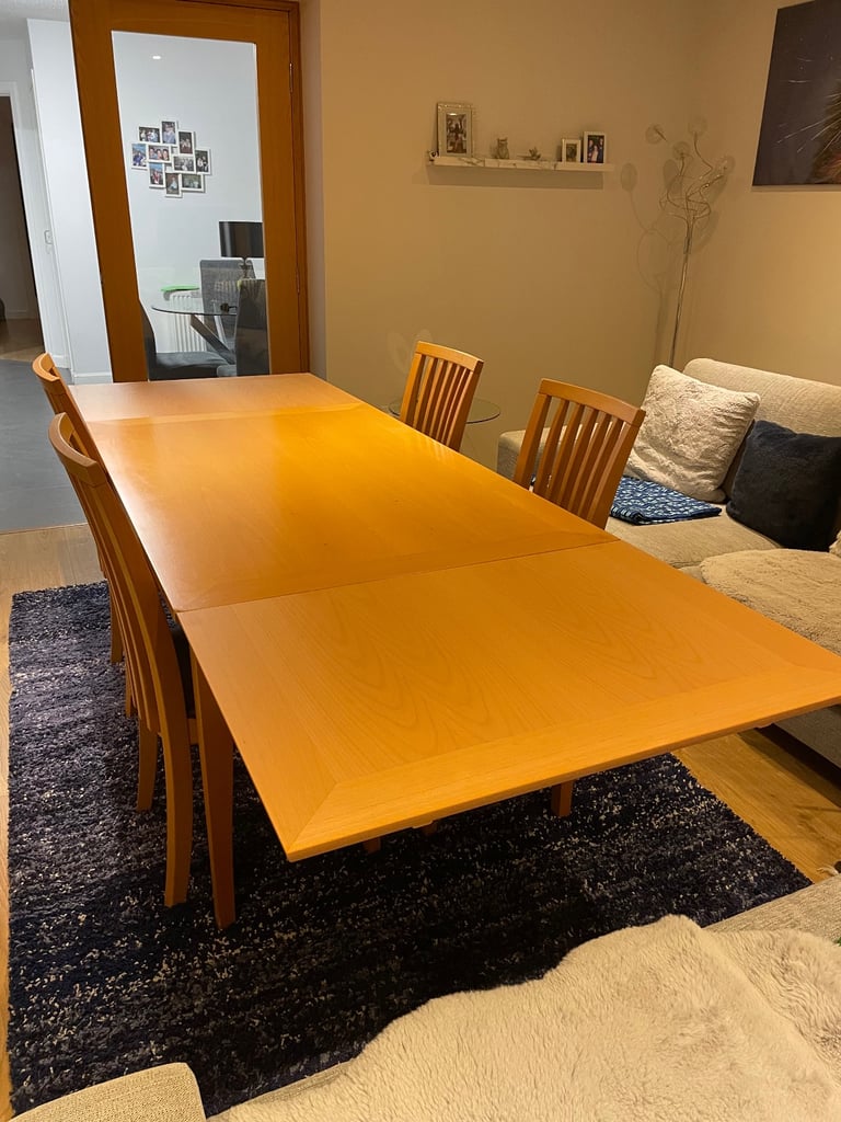Skovby table and chairs 