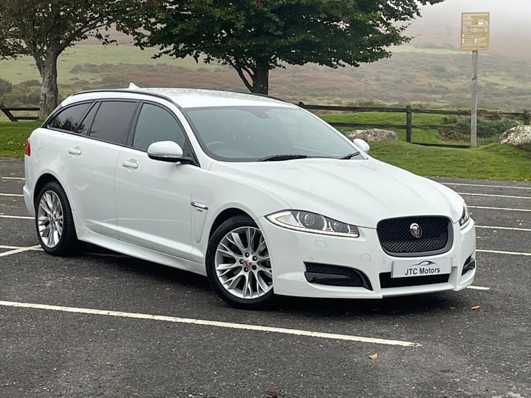JAGUAR XF 2.2d [200] R-Sport Estate Auto, diesel, white + NOW SOLD 2014