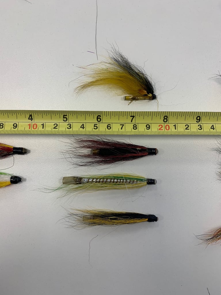 New salmon fly fishing tube flies £1 each 