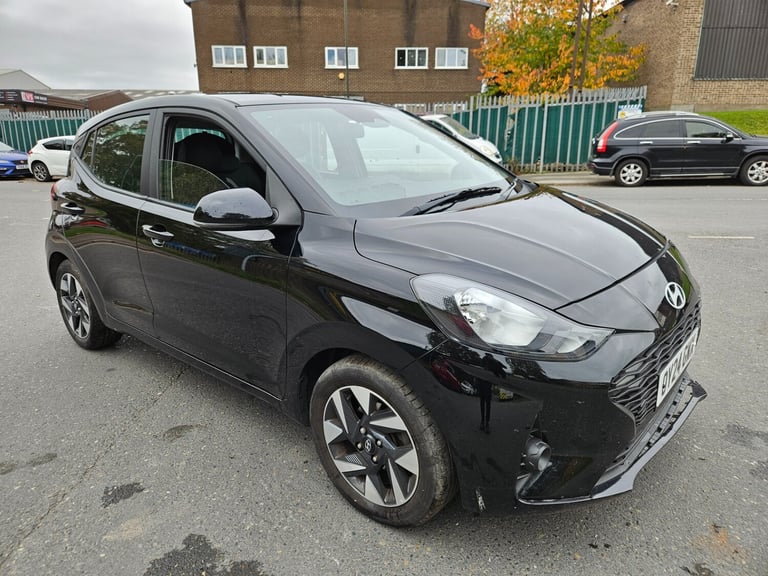 2024 24 HYUNDAI I10 1.0 Advance 5dr Black Damaged Salvage