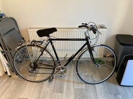 Adult Road Bicycle, black, 26" wheels