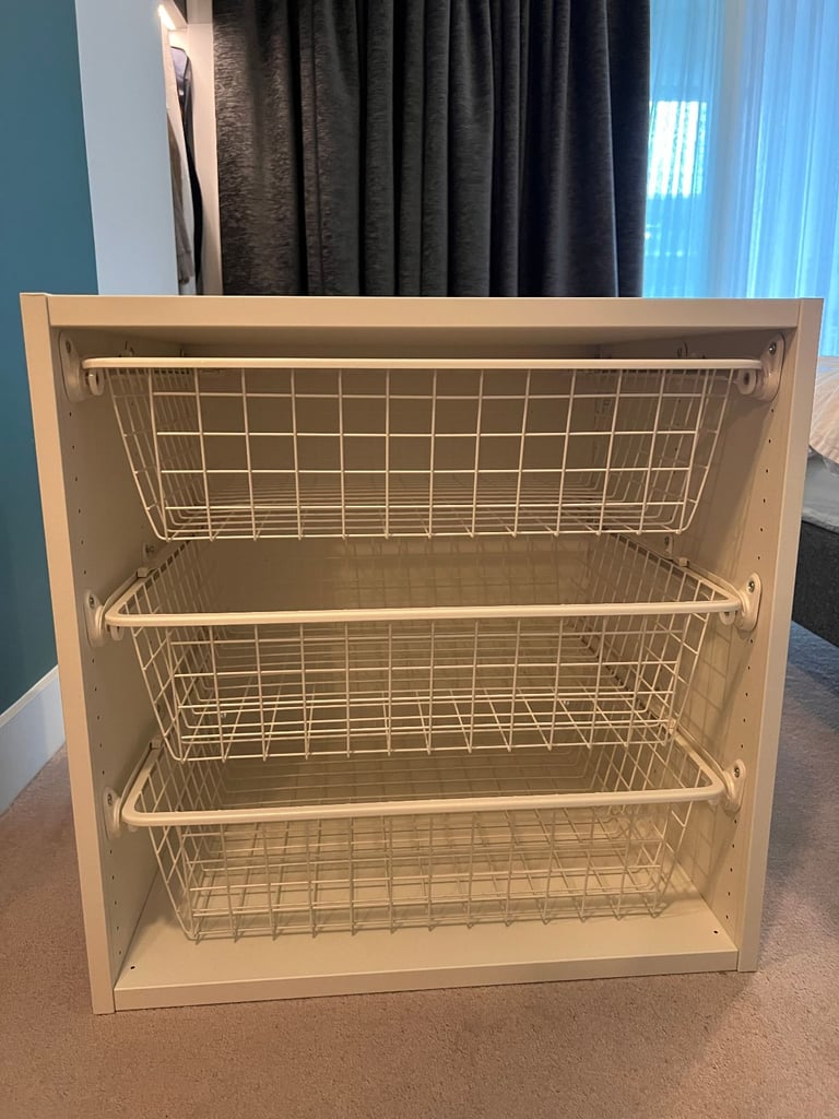 New - Ikea Platsa Storage frame with pull-out baskets