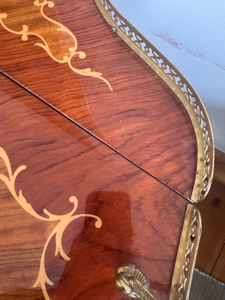 Vintage Italian Bar Cart Drinks Trolley