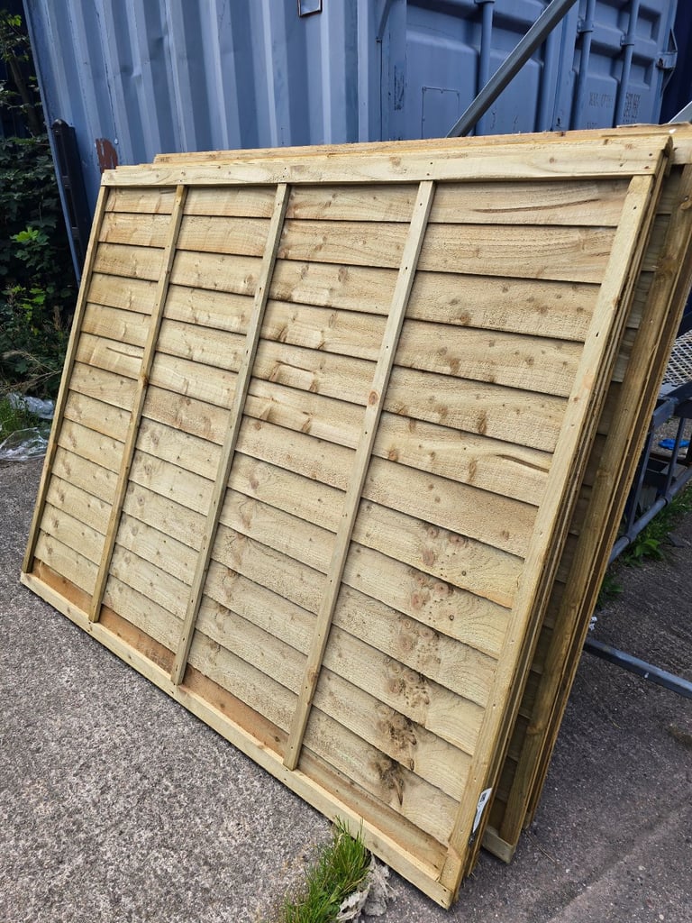 image for 6x5 brand new super lap fence panels anti-rot