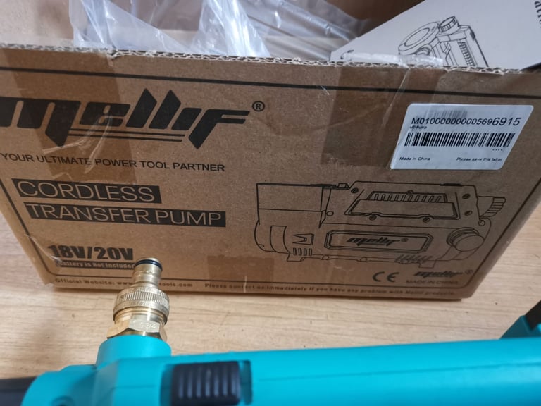New Mellif 18v water transfer pump takes Makita batteries