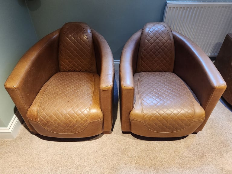 Leather chairs