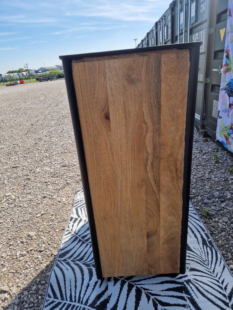 Custom Swoon Reyna Wardrobe / Coat Cupboard One Off Unique Handmade Solid  Mango Wood Shabby Chic