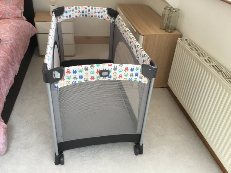 Joie travel cot, with mattress and carrying bag