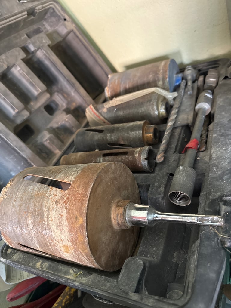 Used core drill set