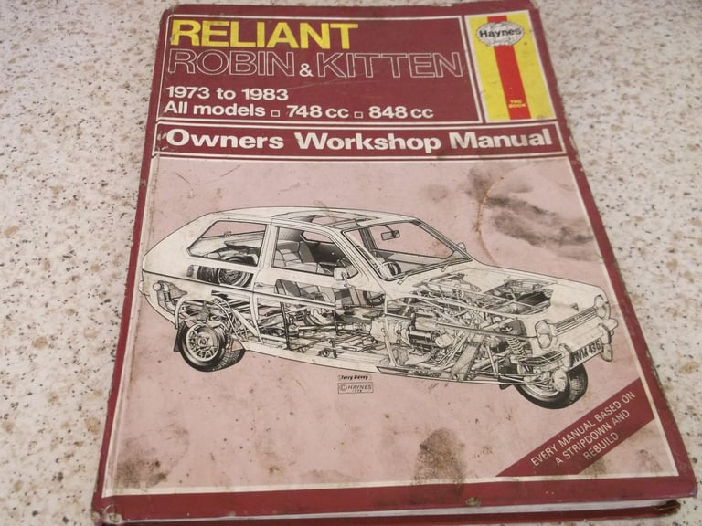 Reliant robin or kitten manual