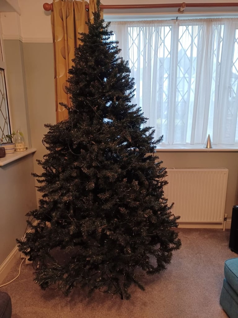 Christmas Tree, 7ft (2.1m) artificial, dark green colour, excellent condition