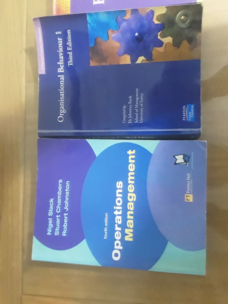 3 Books Included, Organisational Behaviour 1 Third edition, Principles of Employment  Law,  