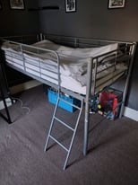 Single Mid Sleeper Metal Bed Frame