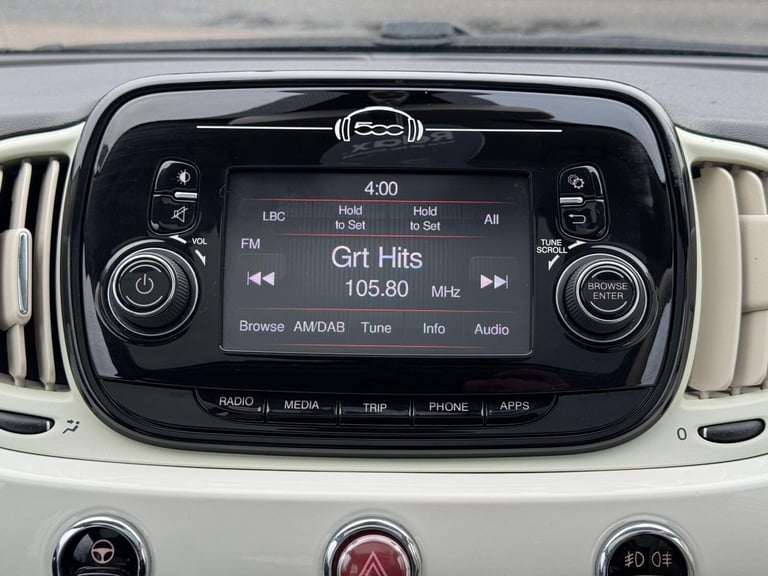 2018 Fiat 500 1.2 Lounge 3dr Dualogic HATCHBACK PETROL Automatic