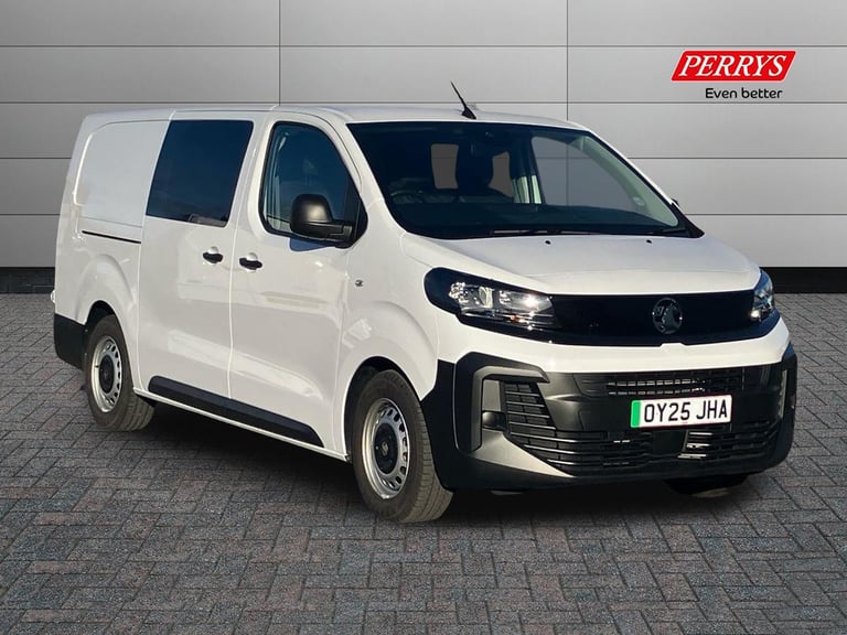 image for 2025 Vauxhall Vivaro 100kW 75kWh Prime H1 Double Cab Auto Crew Bus ELECTRIC Automatic