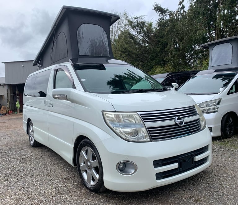 Nissan Elgrand RIDER POP TOP 4 Berth New Full Camper Conversion