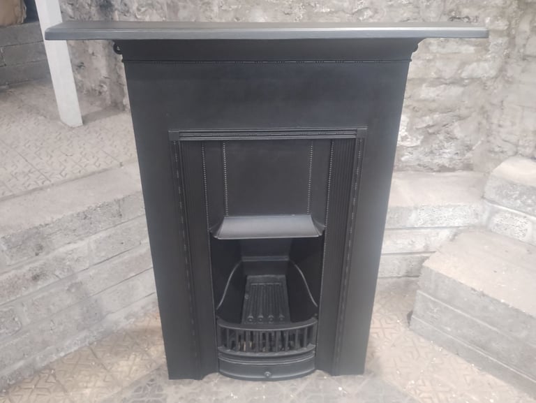 Cast iron fireplace 