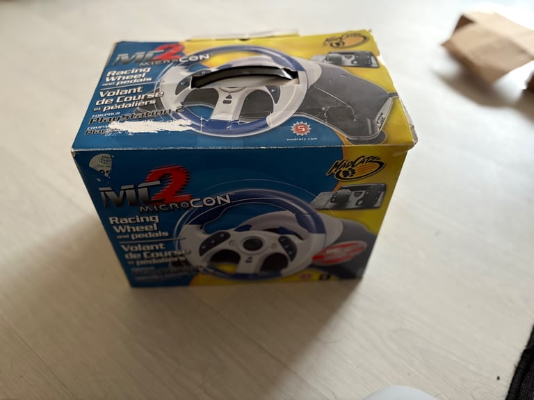 Steering wheel and pedals