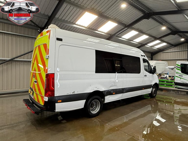 2019 Mercedes-Benz Sprinter 516CDI 19 Reg 9 Seater Crew Minibus 79K Miles + VAT  Diesel Manual